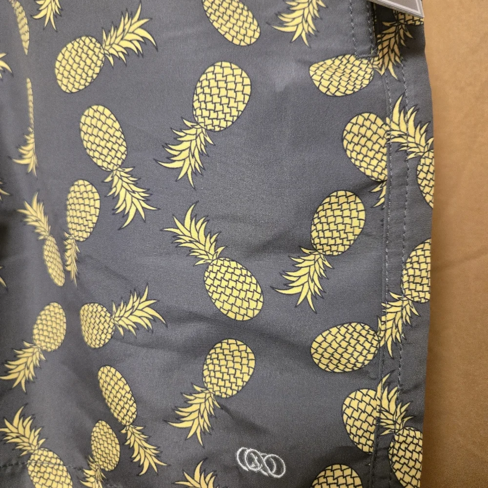 New Le Club XL Swim Trunks - Pine & Apple